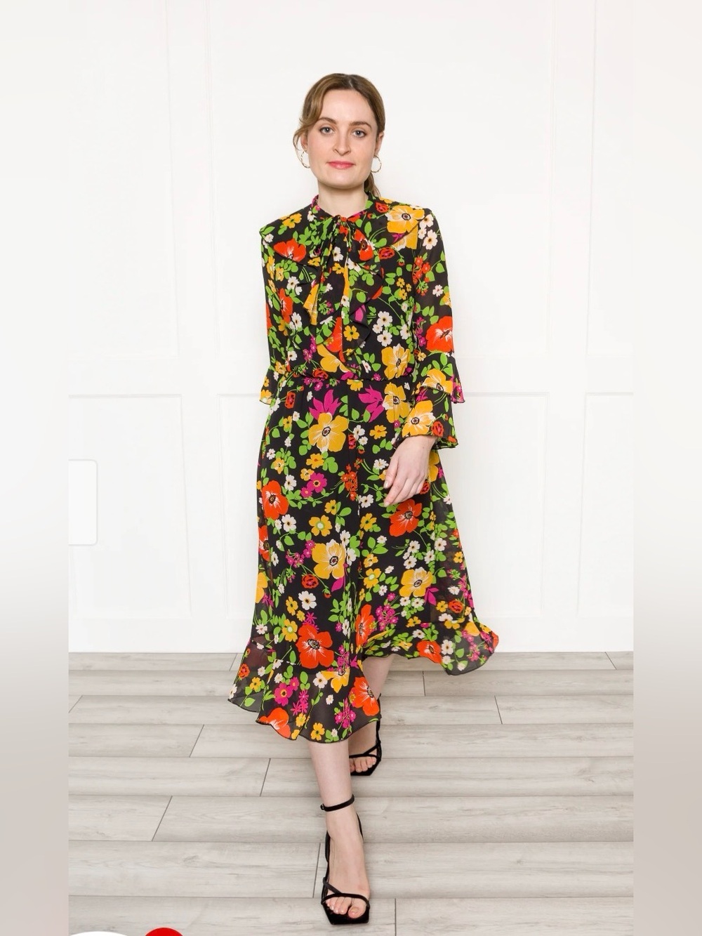 Twisted Wunder Willow Floral Dress
